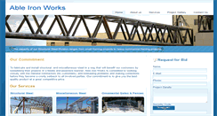 Desktop Screenshot of ableironwork.com